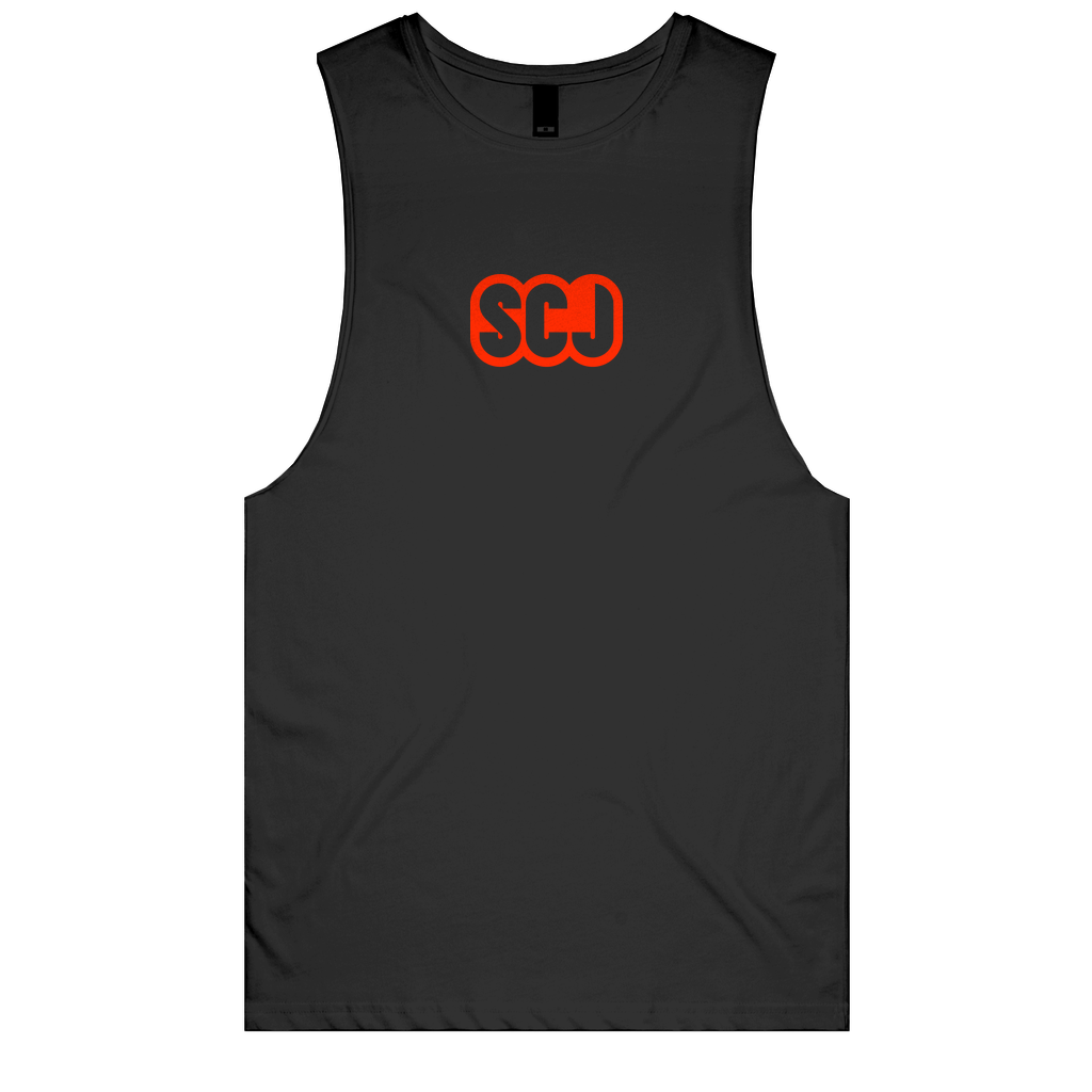 SCJ (Snatch, Clean, Jerk) Red Muscle Tee