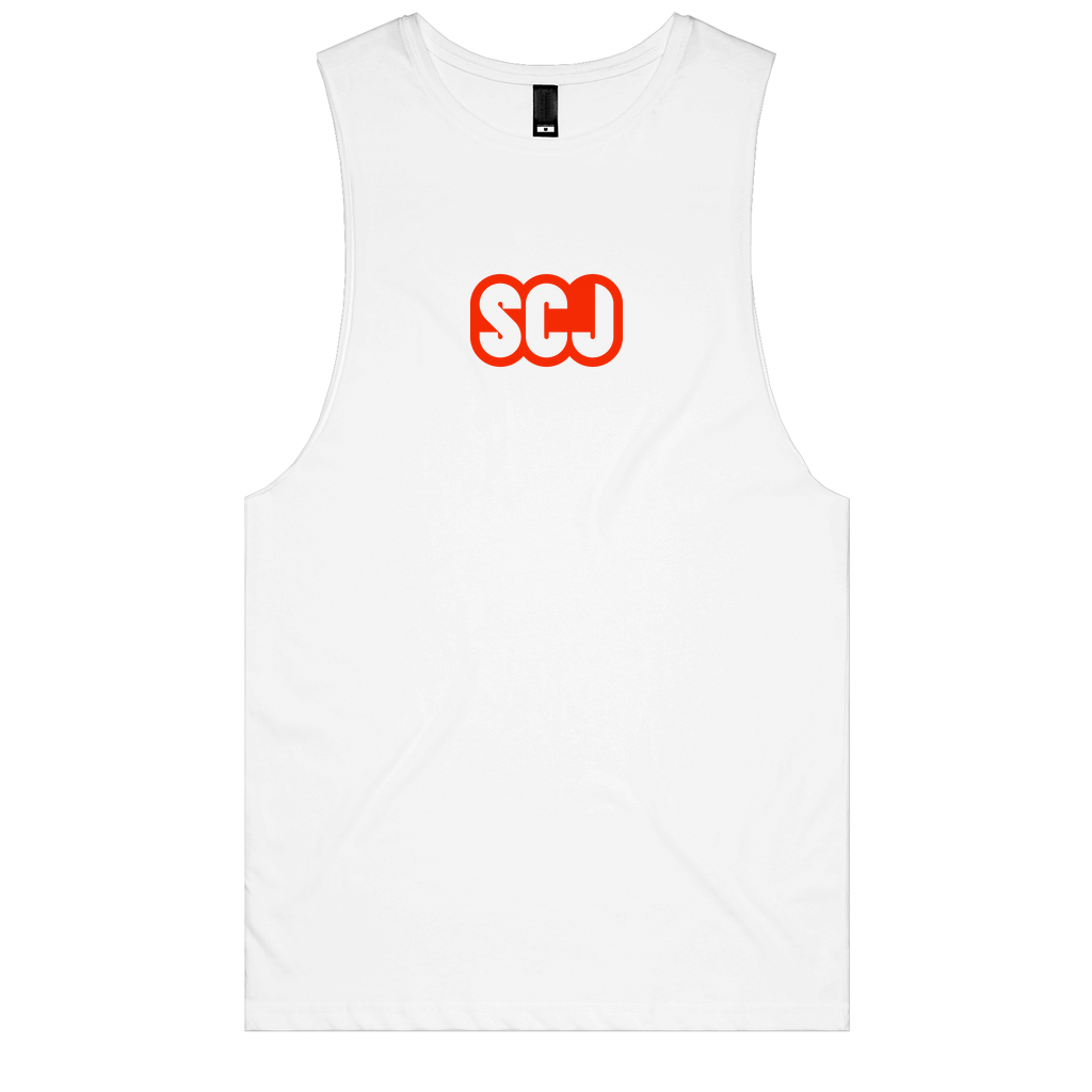 SCJ (Snatch, Clean, Jerk) Red Muscle Tee