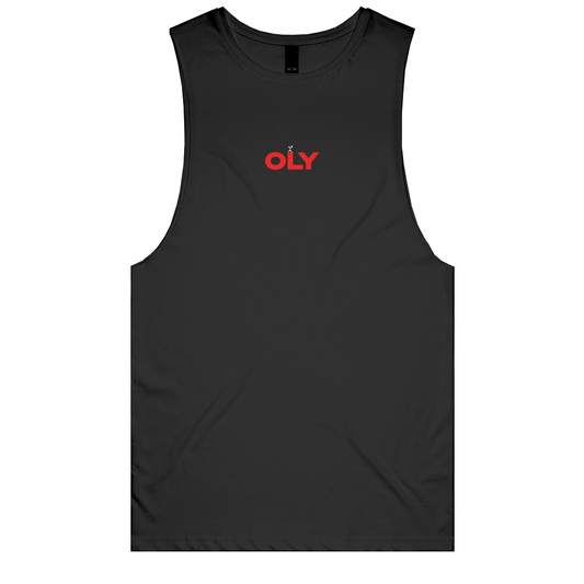 Oly Red + Olympic Muscle Tee