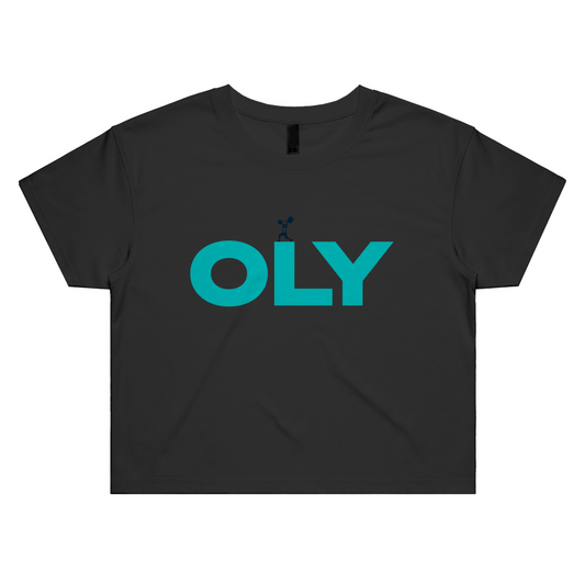Oly Blue Womens Crop