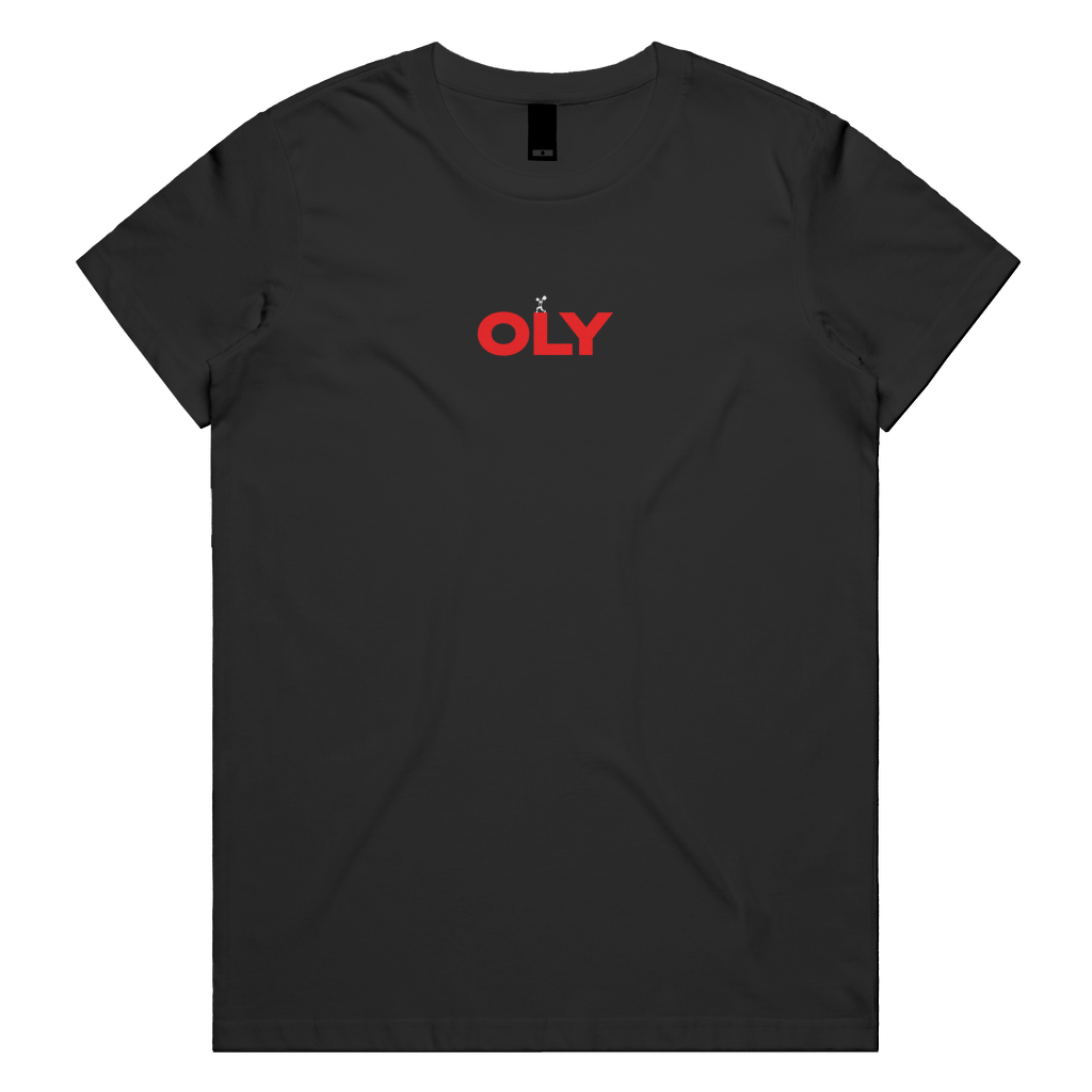 Oly Red + Olympic Womens Tee