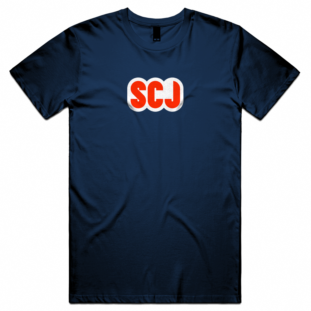SCJ (Snatch, Clean, Jerk) White+Red Unisex Tee